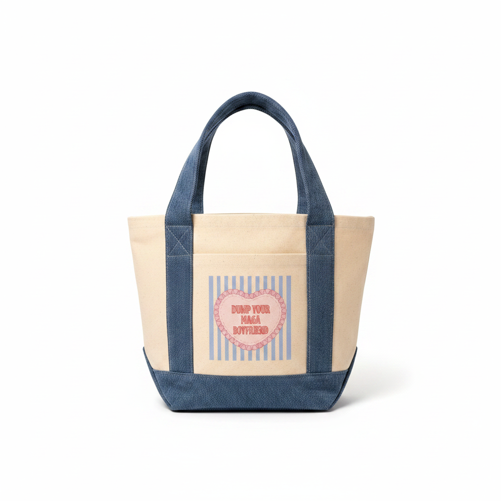 DYMB Heart Mini Tote Denim