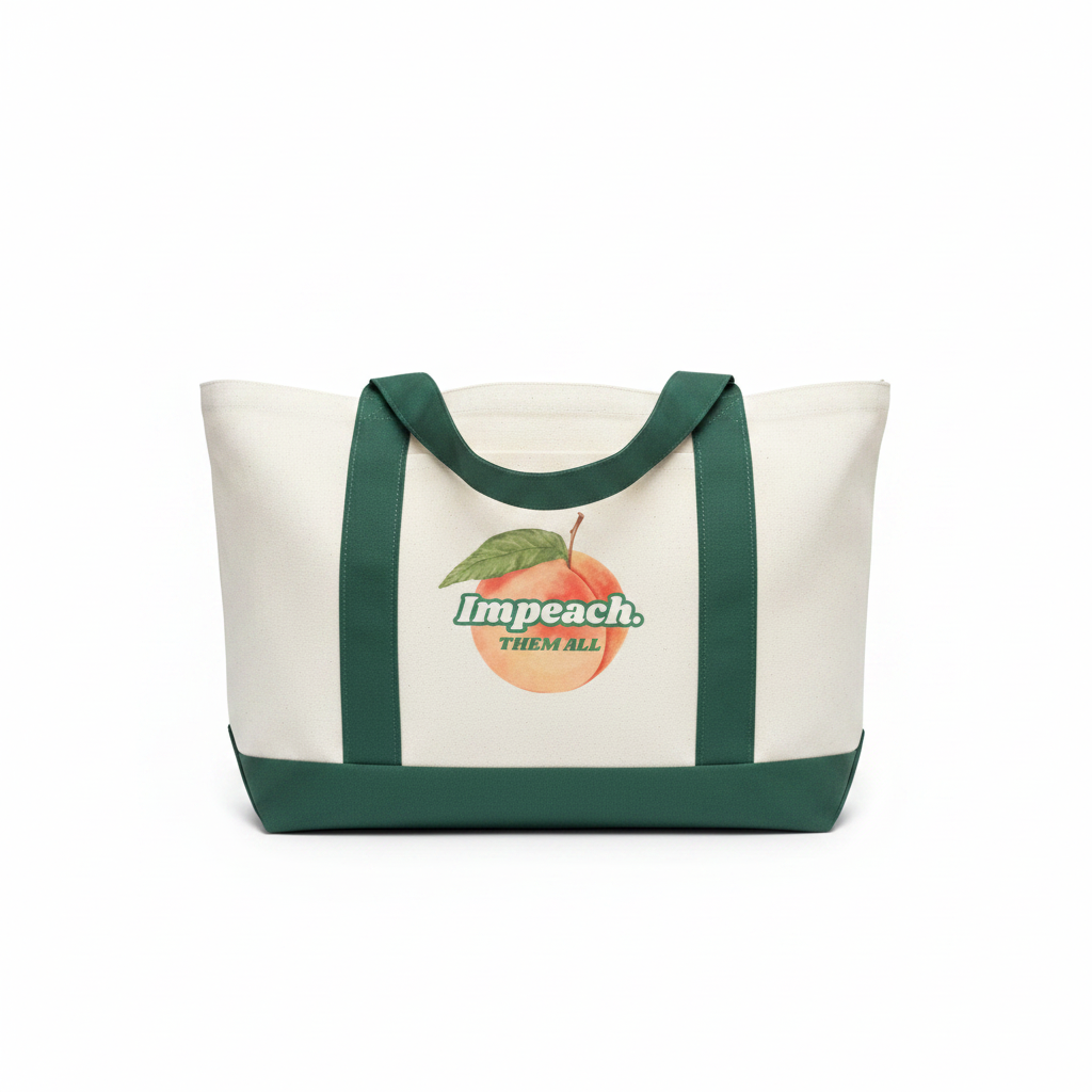 ITA Large Shopper Green Trim